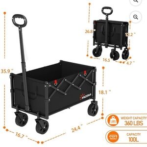 Yacona folding collapsible Wagon